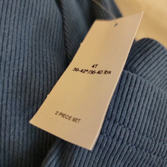 Old Navy Blue & Green Long Sleeve/Pants - Size 4T, Two Sets! - Picture 3 of 6